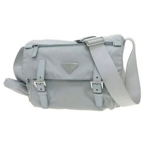 Prada Crossbody Messenger Bag Blue